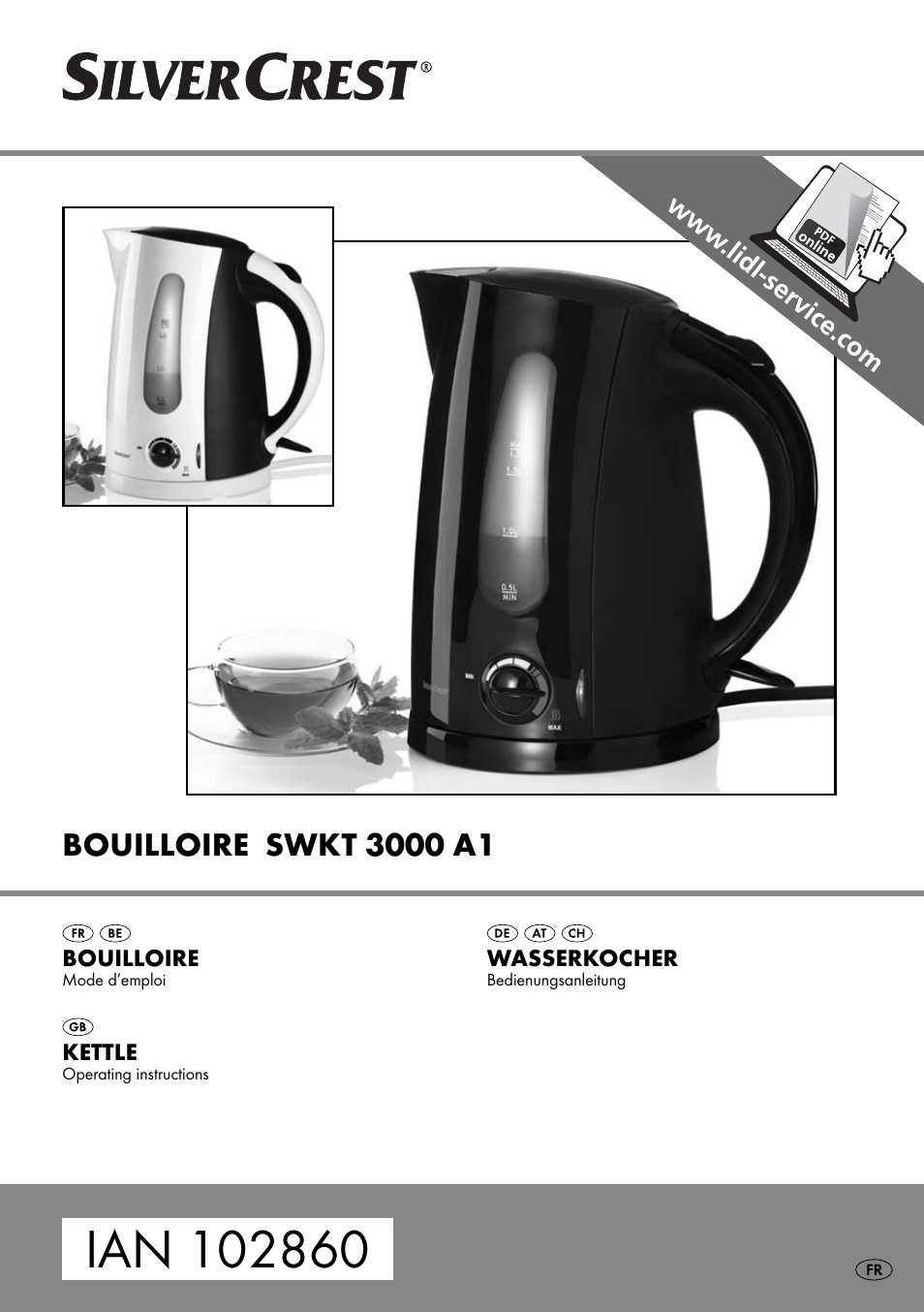 Silvercrest SWKT 3000 A1 User Manual | 45 pages