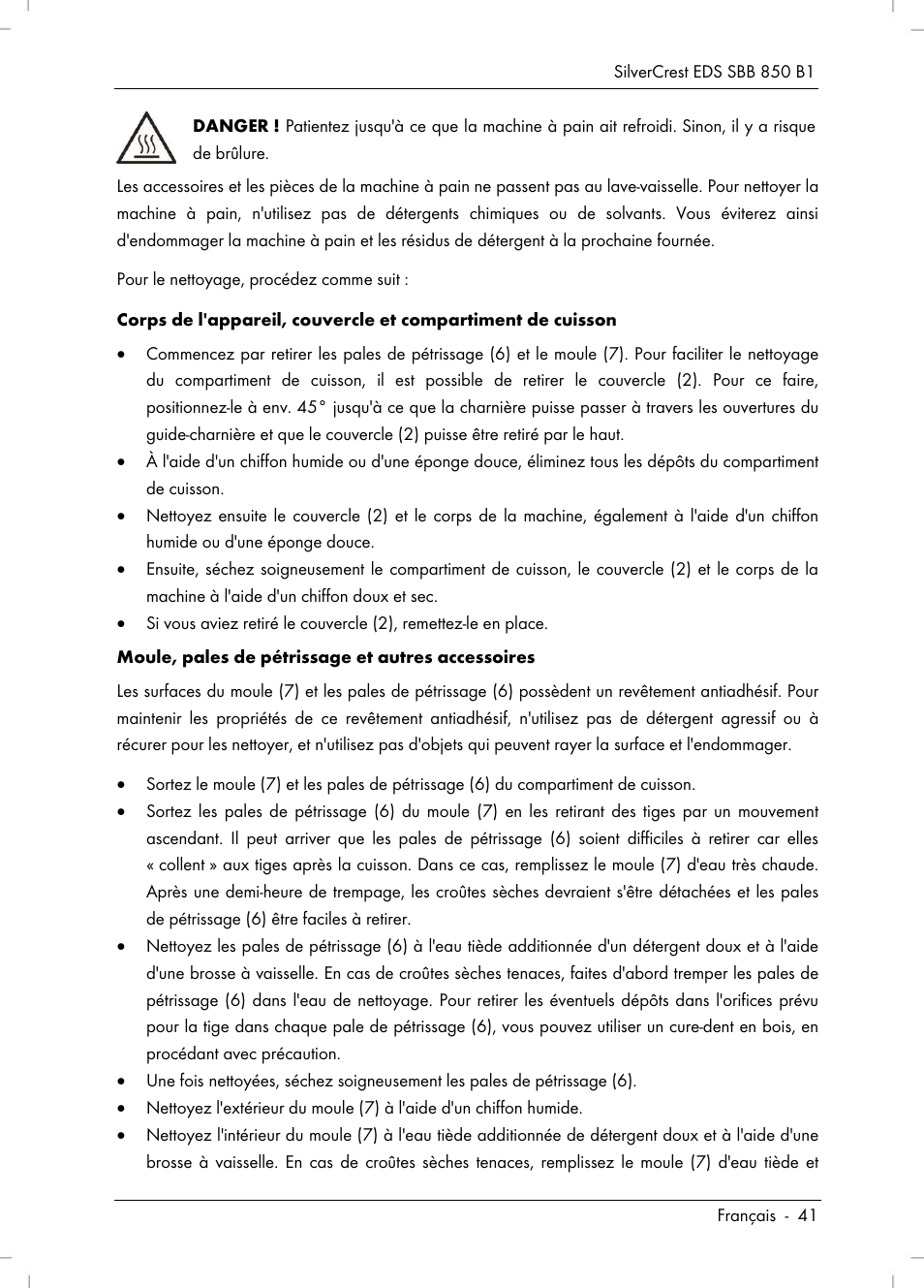 Silvercrest SBB 850 B1 User Manual | Page 43 / 100