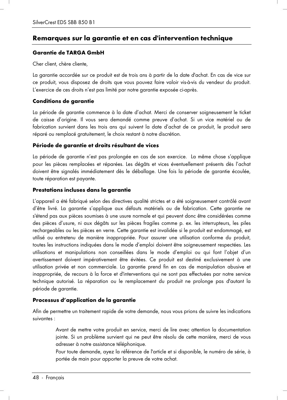 Silvercrest SBB 850 B1 User Manual | Page 50 / 100