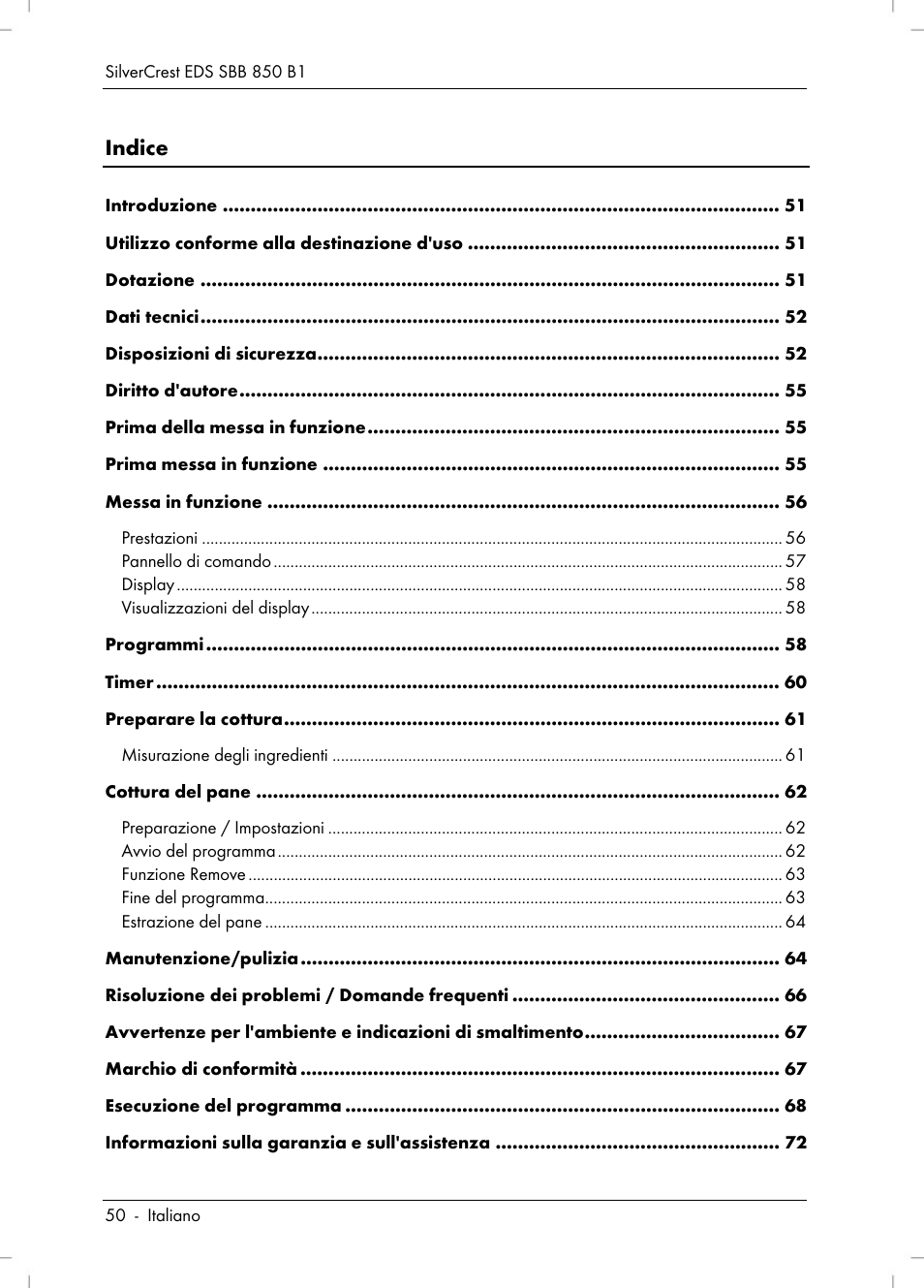 Silvercrest SBB 850 B1 User Manual | Page 52 / 100