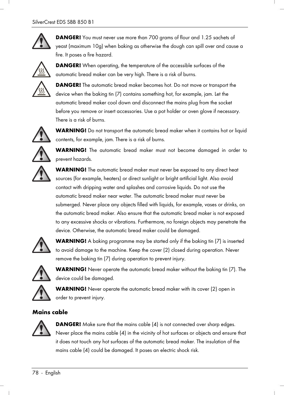 Silvercrest SBB 850 B1 User Manual | Page 80 / 100