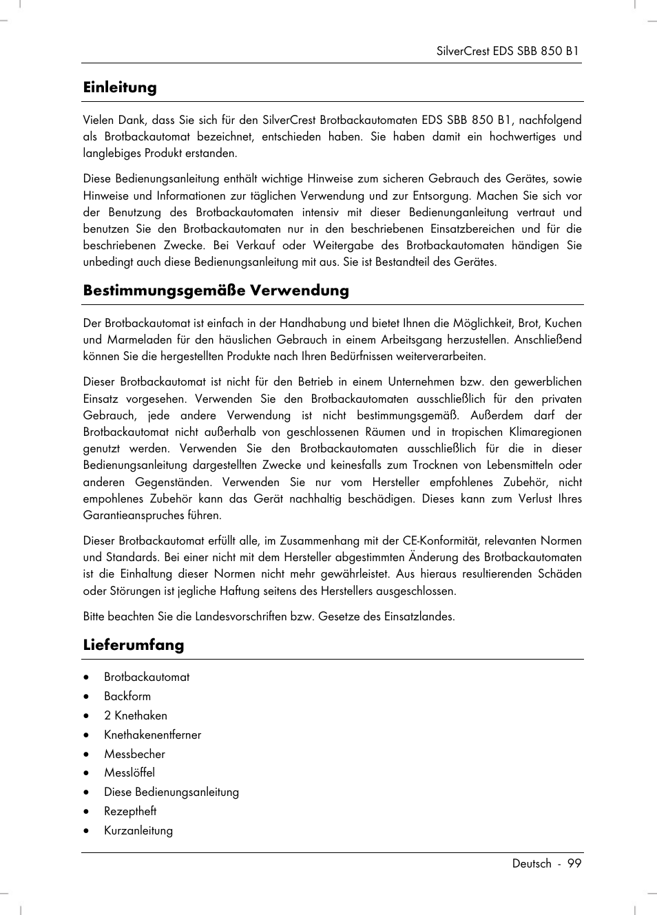 Silvercrest SBB 850 B1 User Manual | Page 101 / 124