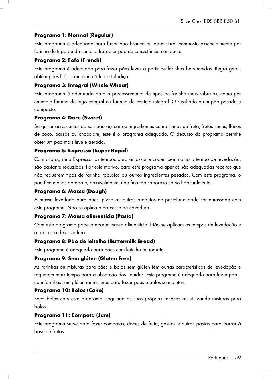 Silvercrest SBB 850 B1 User Manual | Page 61 / 124