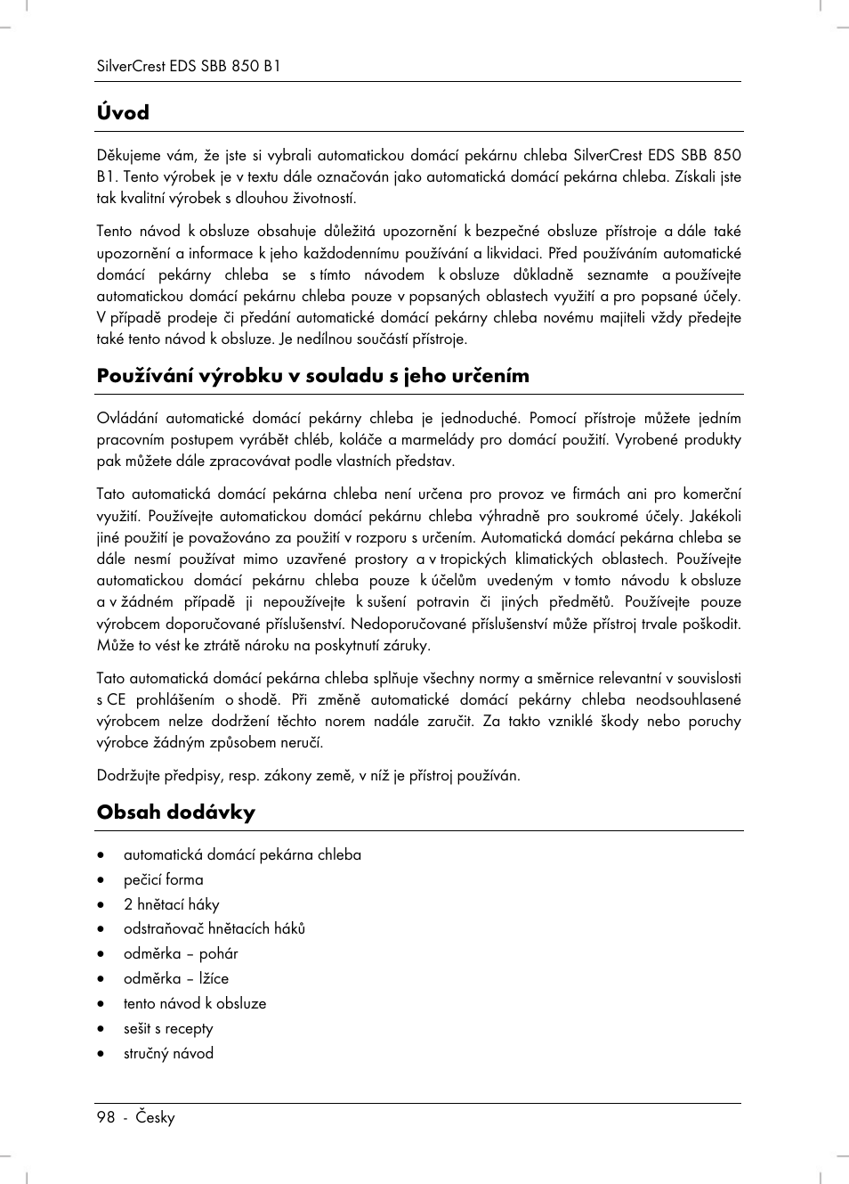 Silvercrest SBB 850 B1 User Manual | Page 100 / 172
