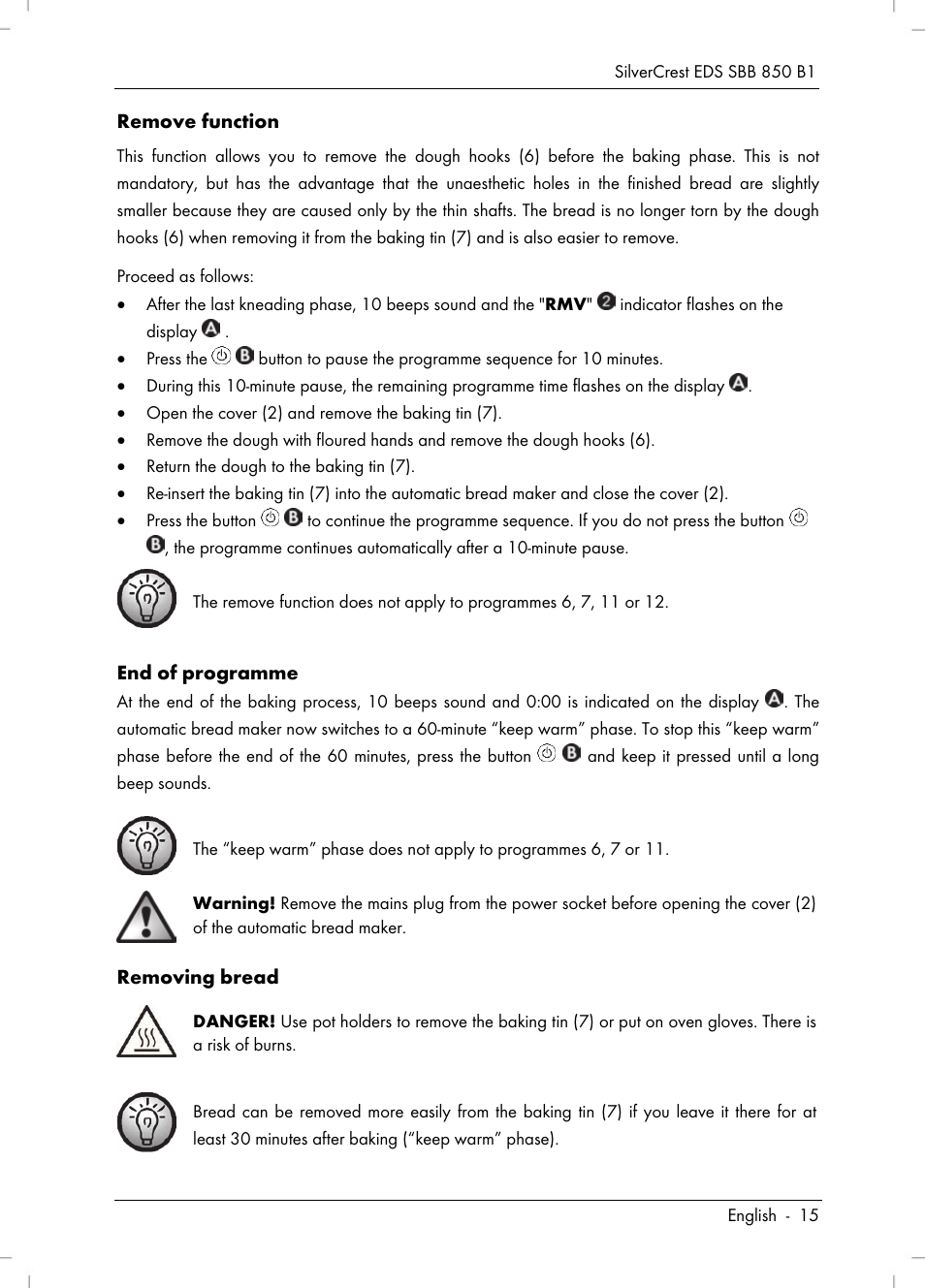Silvercrest SBB 850 B1 User Manual | Page 17 / 172