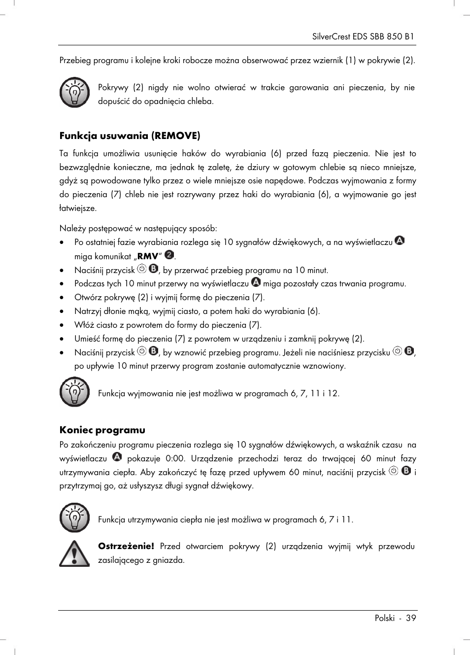 Silvercrest SBB 850 B1 User Manual | Page 41 / 172