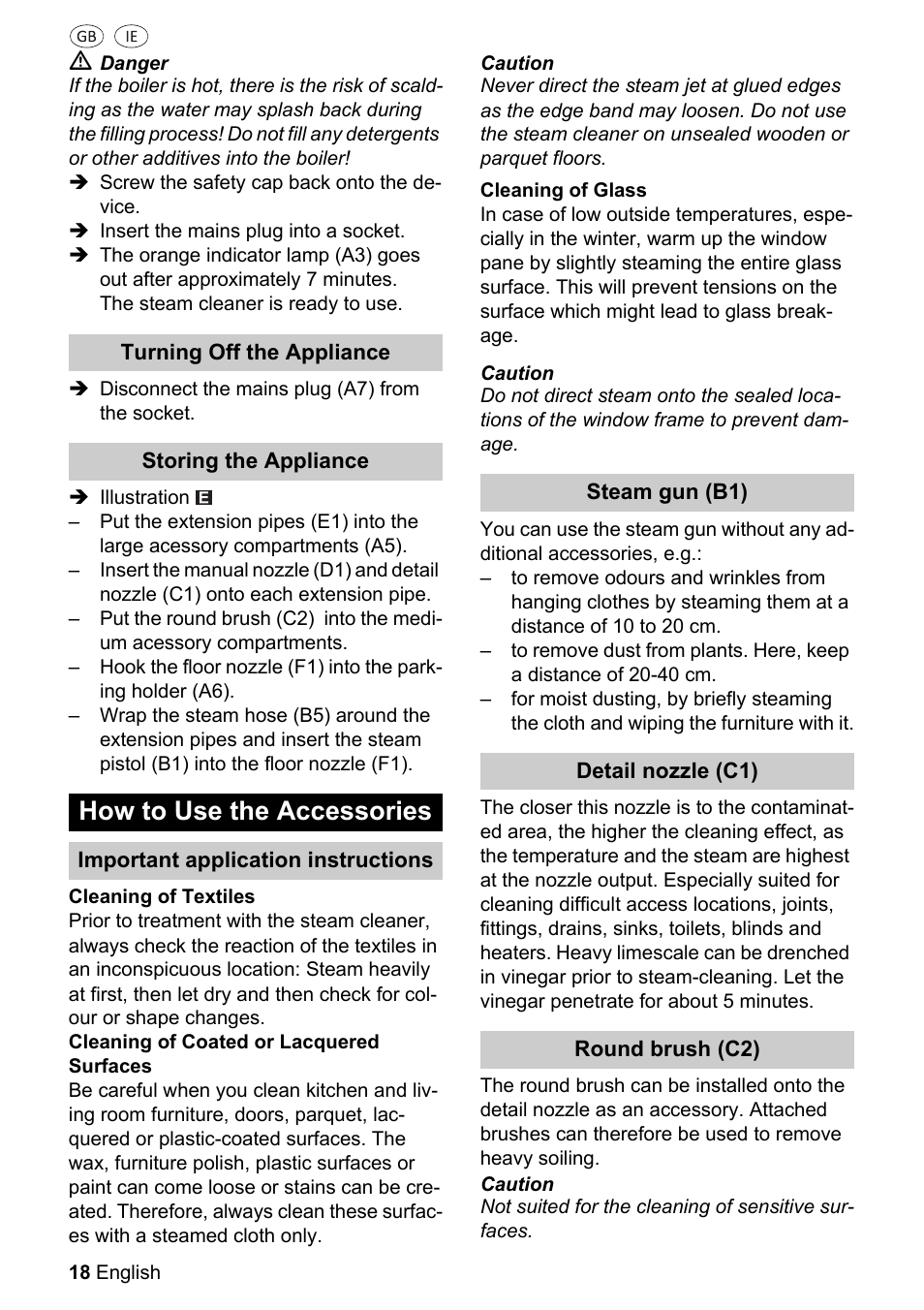 How to use the accessories | Silvercrest SDR 1500 A1 User Manual | Page 18 / 80