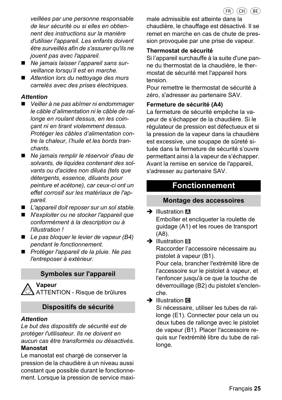 Fonctionnement | Silvercrest SDR 1500 A1 User Manual | Page 25 / 80