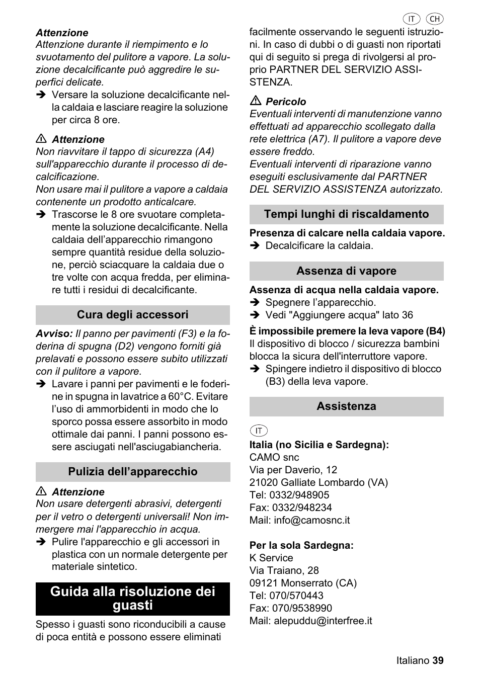 Guida alla risoluzione dei guasti | Silvercrest SDR 1500 A1 User Manual | Page 39 / 80