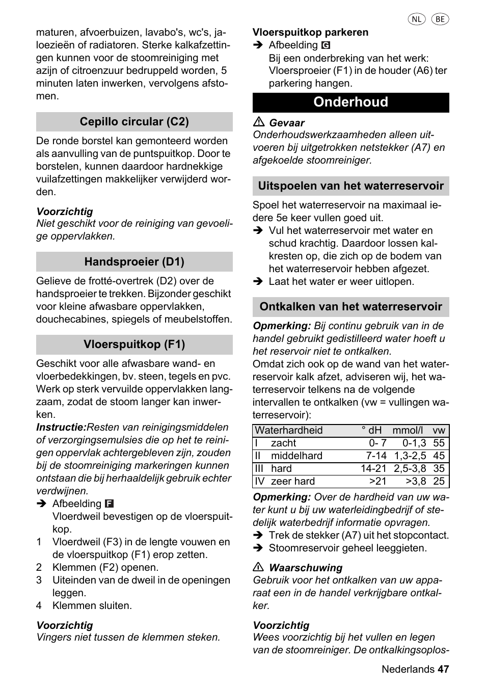 Onderhoud | Silvercrest SDR 1500 A1 User Manual | Page 47 / 80