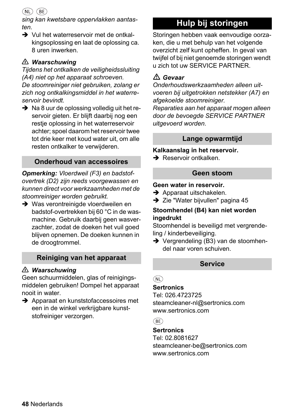 Hulp bij storingen | Silvercrest SDR 1500 A1 User Manual | Page 48 / 80