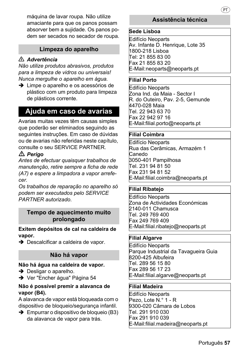 Ajuda em caso de avarias | Silvercrest SDR 1500 A1 User Manual | Page 57 / 80