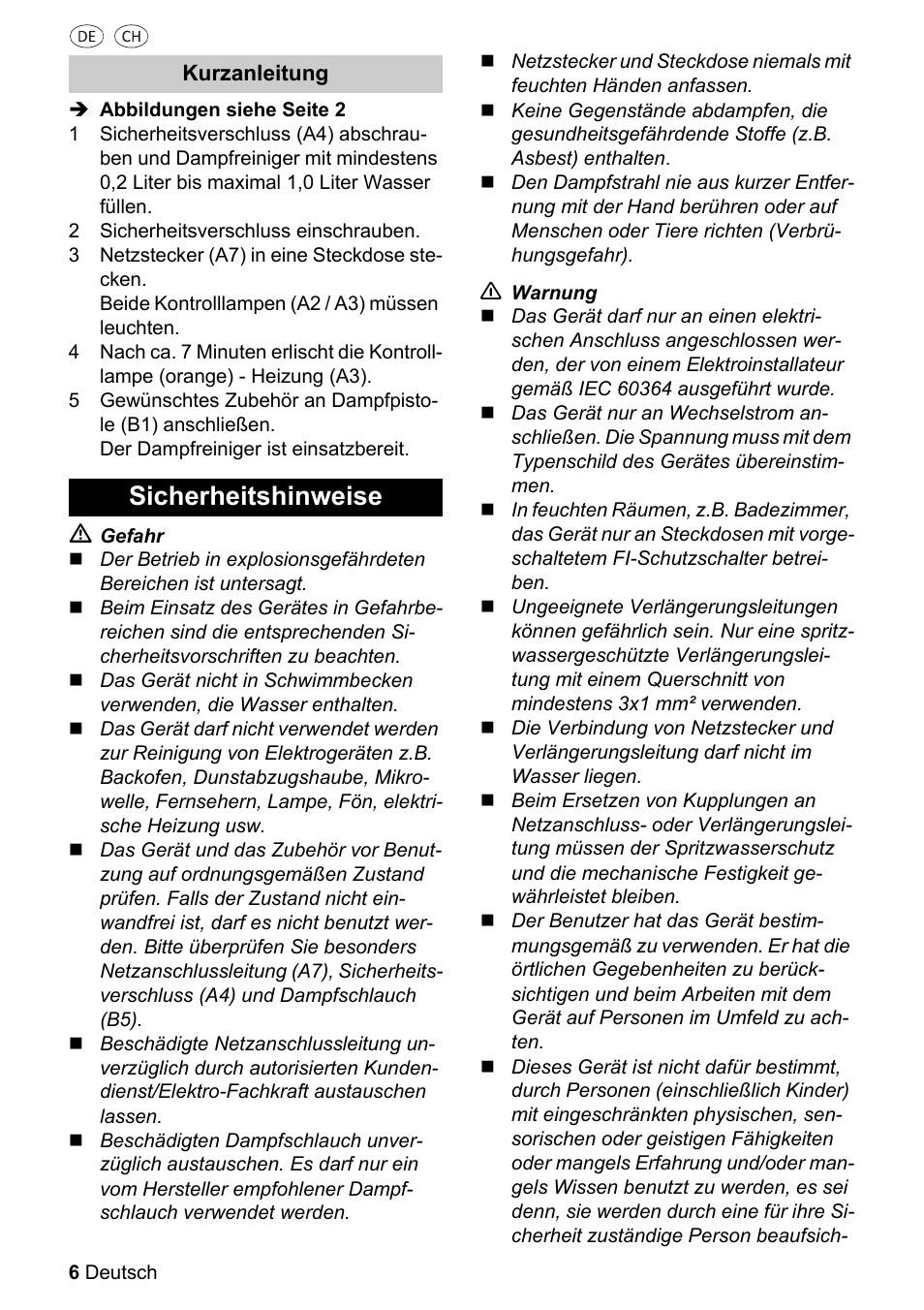 Sicherheitshinweise | Silvercrest SDR 1500 A1 User Manual | Page 6 / 80