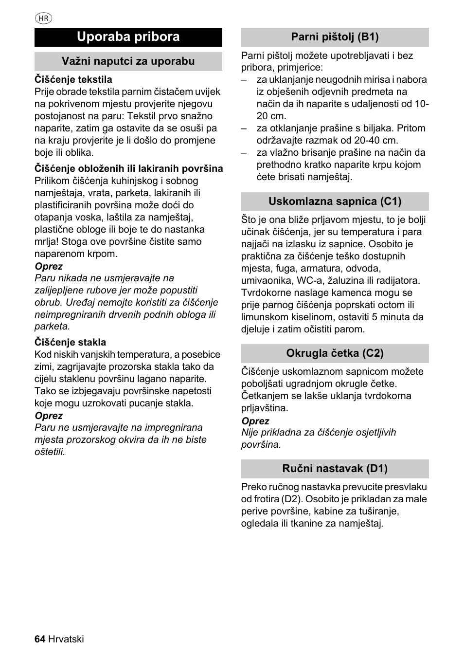 Uporaba pribora | Silvercrest SDR 1500 A1 User Manual | Page 64 / 80