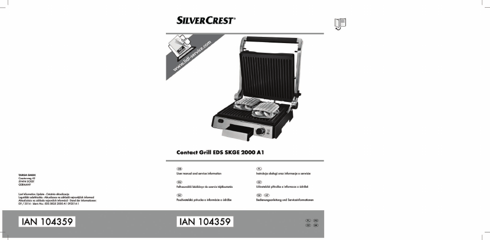 Silvercrest SKGE 2000 A1 User Manual | 100 pages