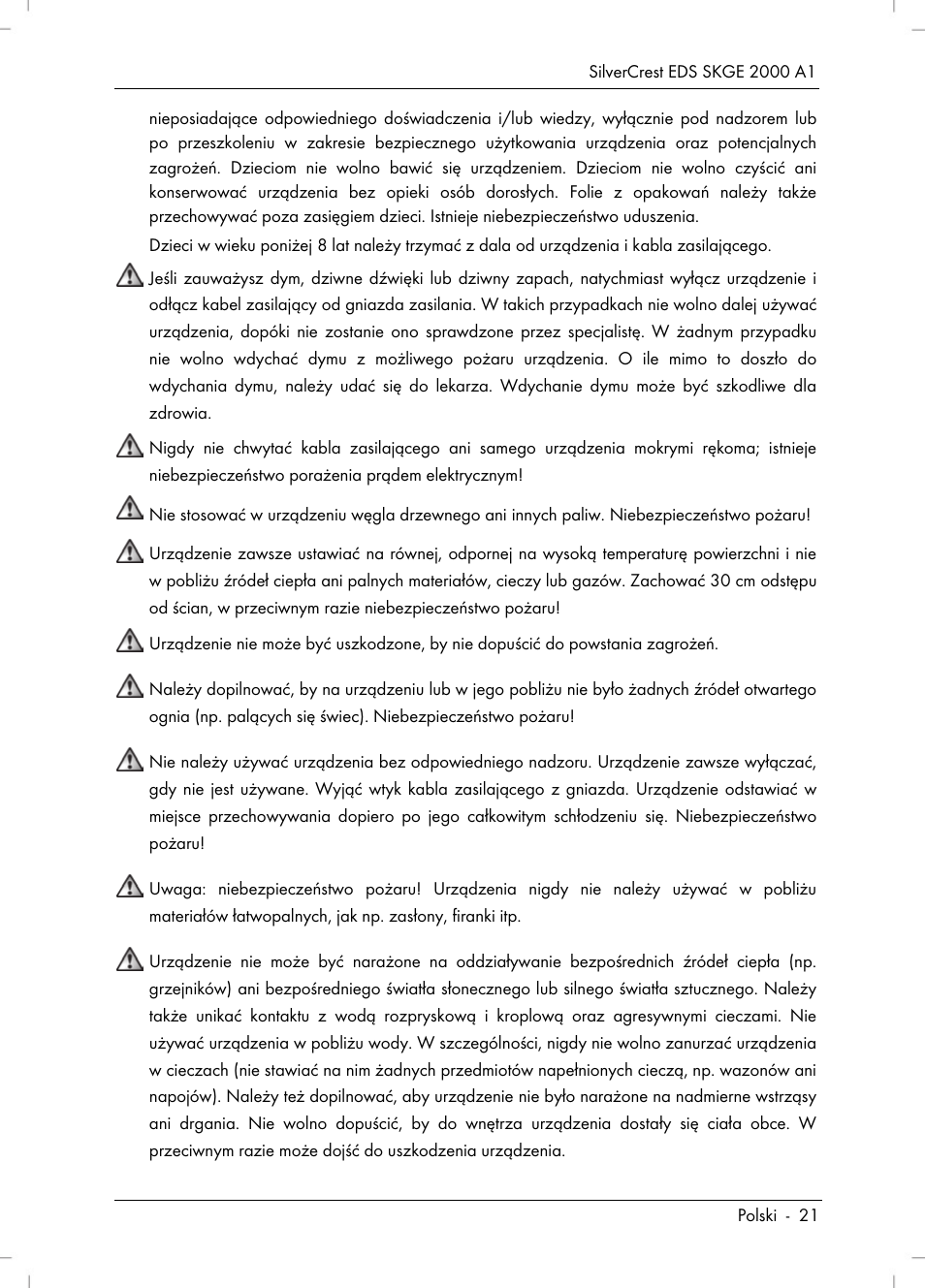 Silvercrest SKGE 2000 A1 User Manual | Page 23 / 100