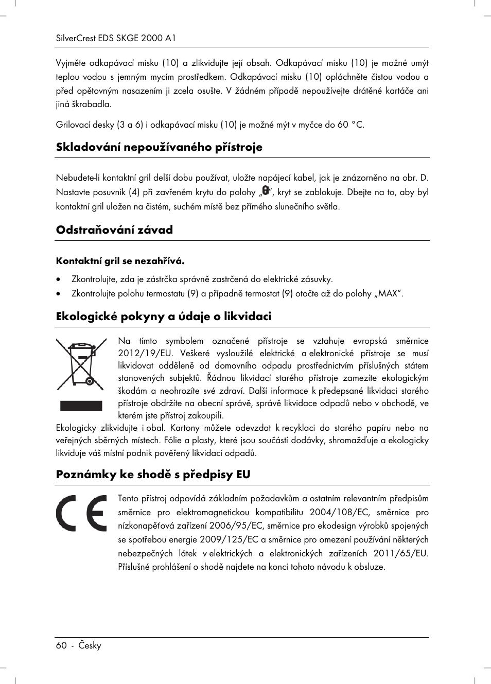 Silvercrest SKGE 2000 A1 User Manual | Page 62 / 100