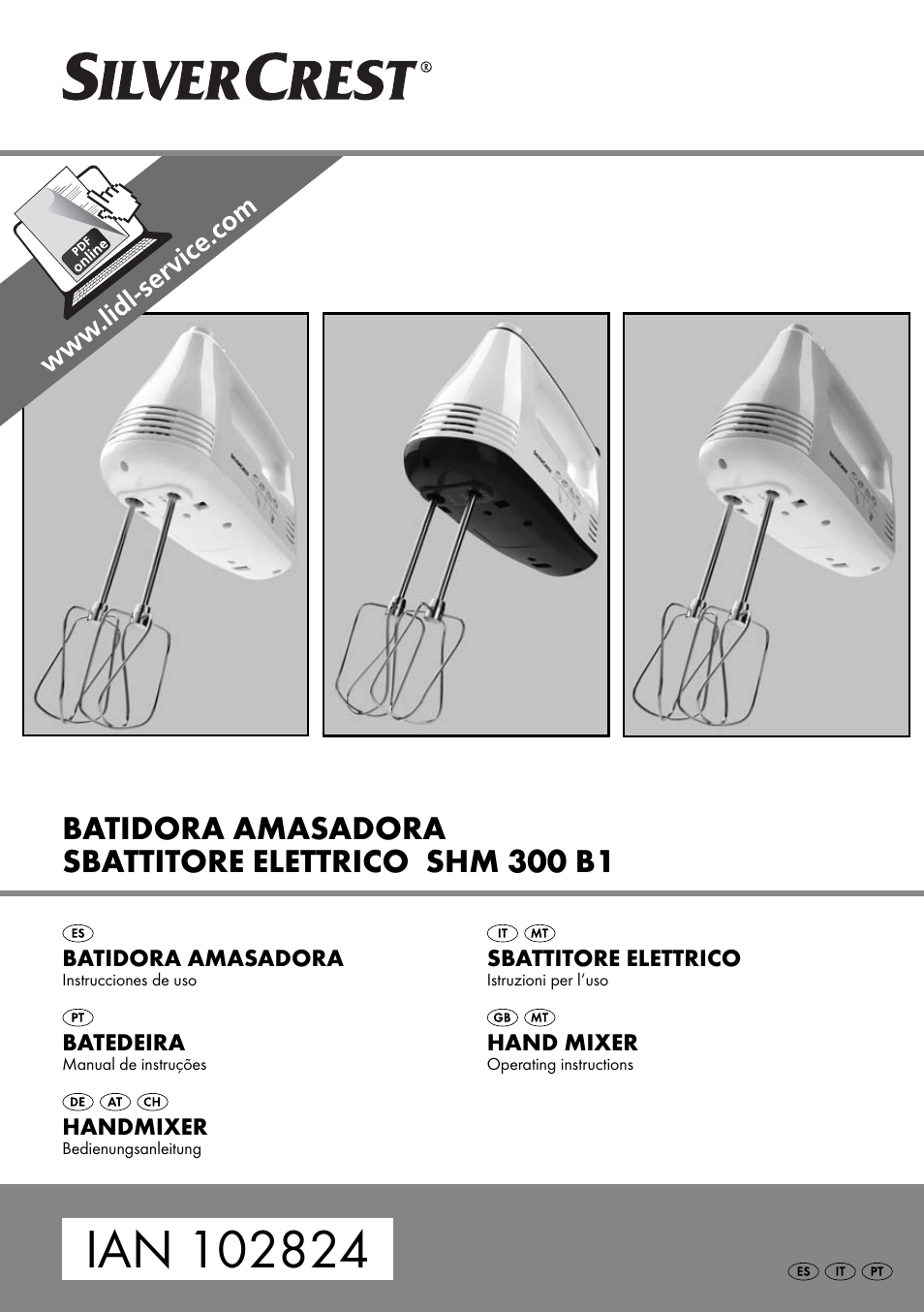 Silvercrest SHM 300 B1 User Manual | 43 pages