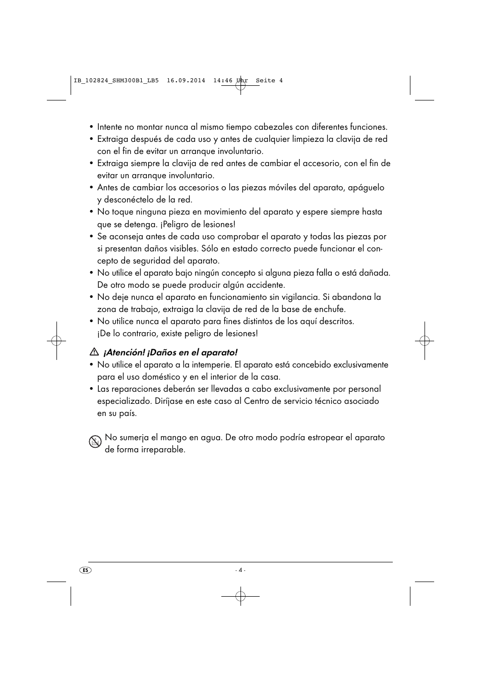 Silvercrest SHM 300 B1 User Manual | Page 7 / 43