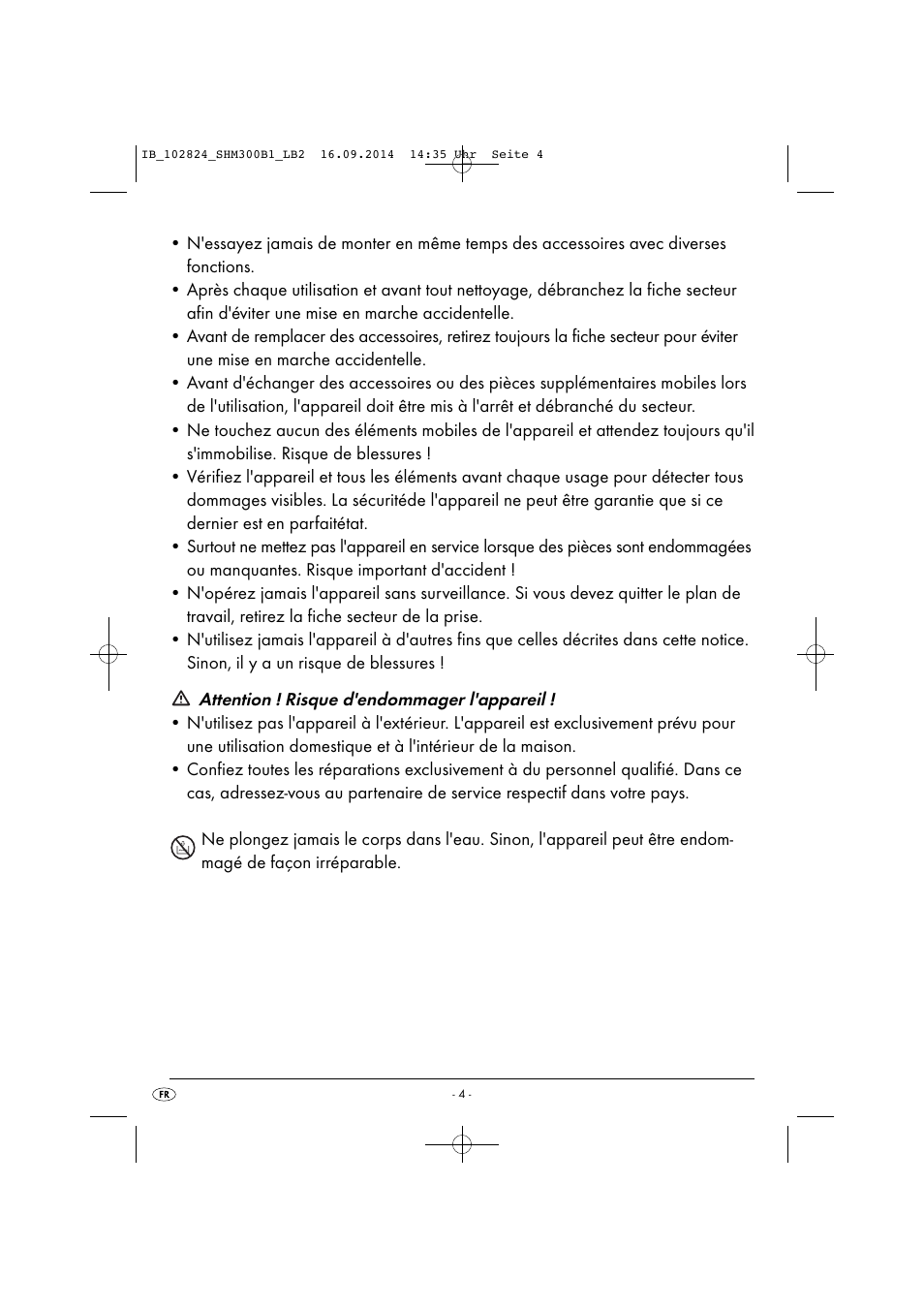 Silvercrest SHM 300 B1 User Manual | Page 7 / 27