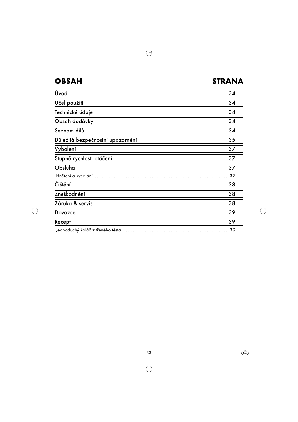 Silvercrest SHM 300 B1 User Manual | Page 36 / 59