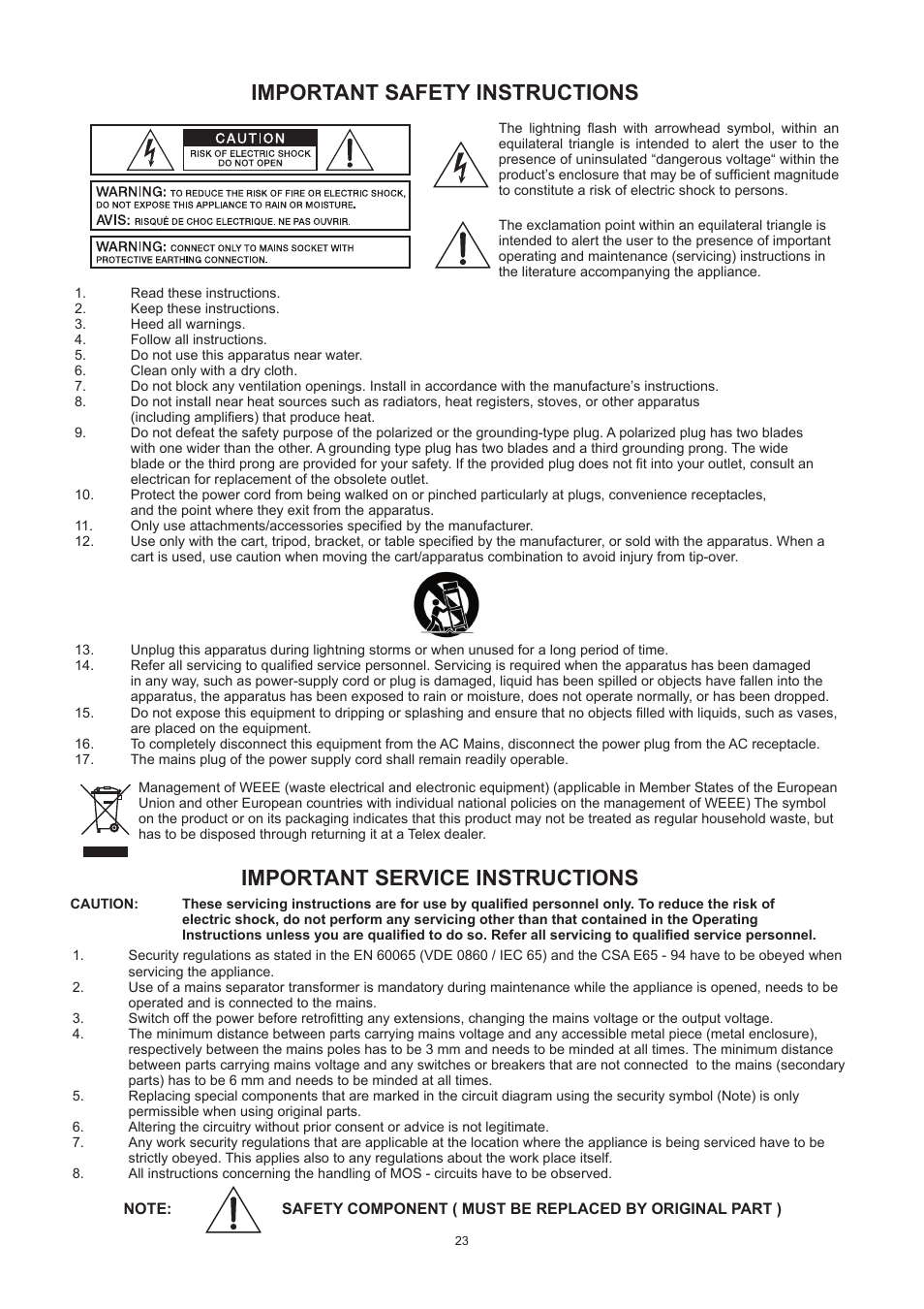 Dynacord PowerMate 600 User Manual | Page 23 / 64