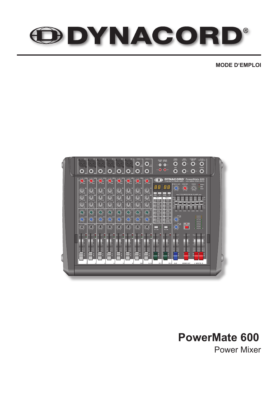 Powermate 600 | Dynacord PowerMate 600 User Manual | Page 41 / 64