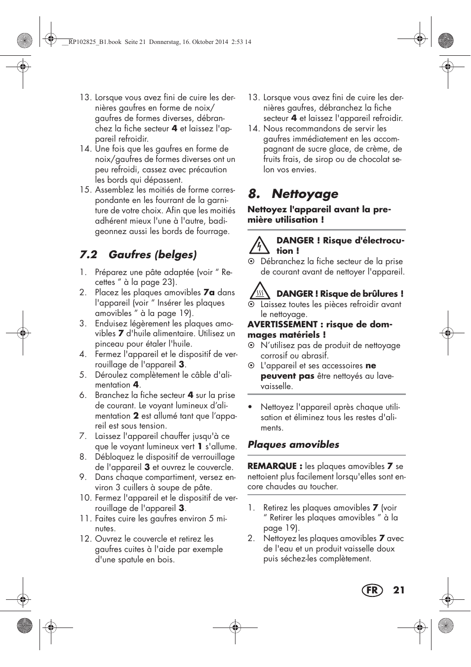 Nettoyage | Silvercrest SWEW 750 B2 User Manual | Page 23 / 54