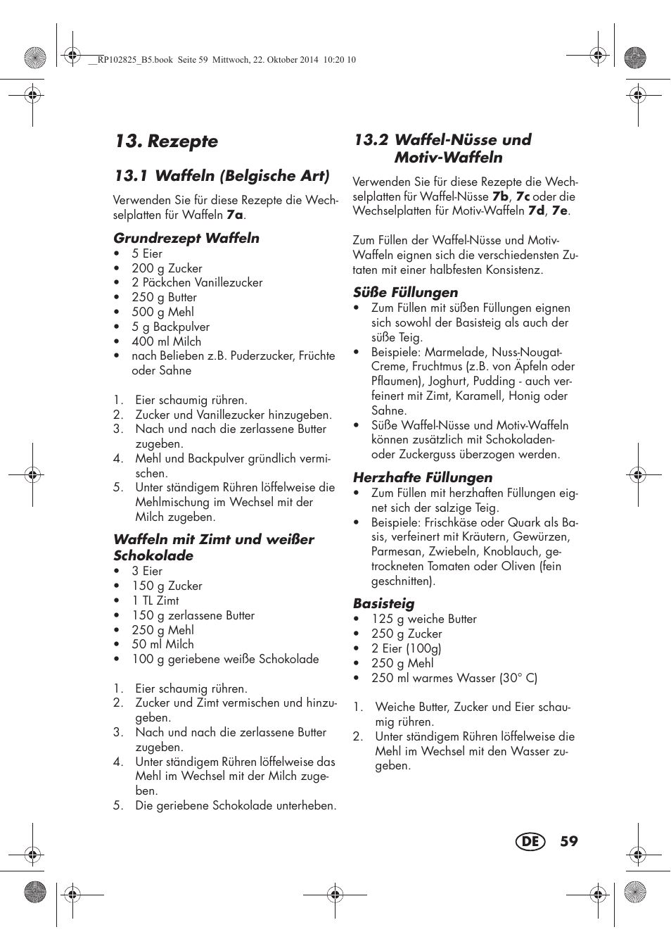 Rezepte | Silvercrest SWEW 750 B2 User Manual | Page 61 / 66