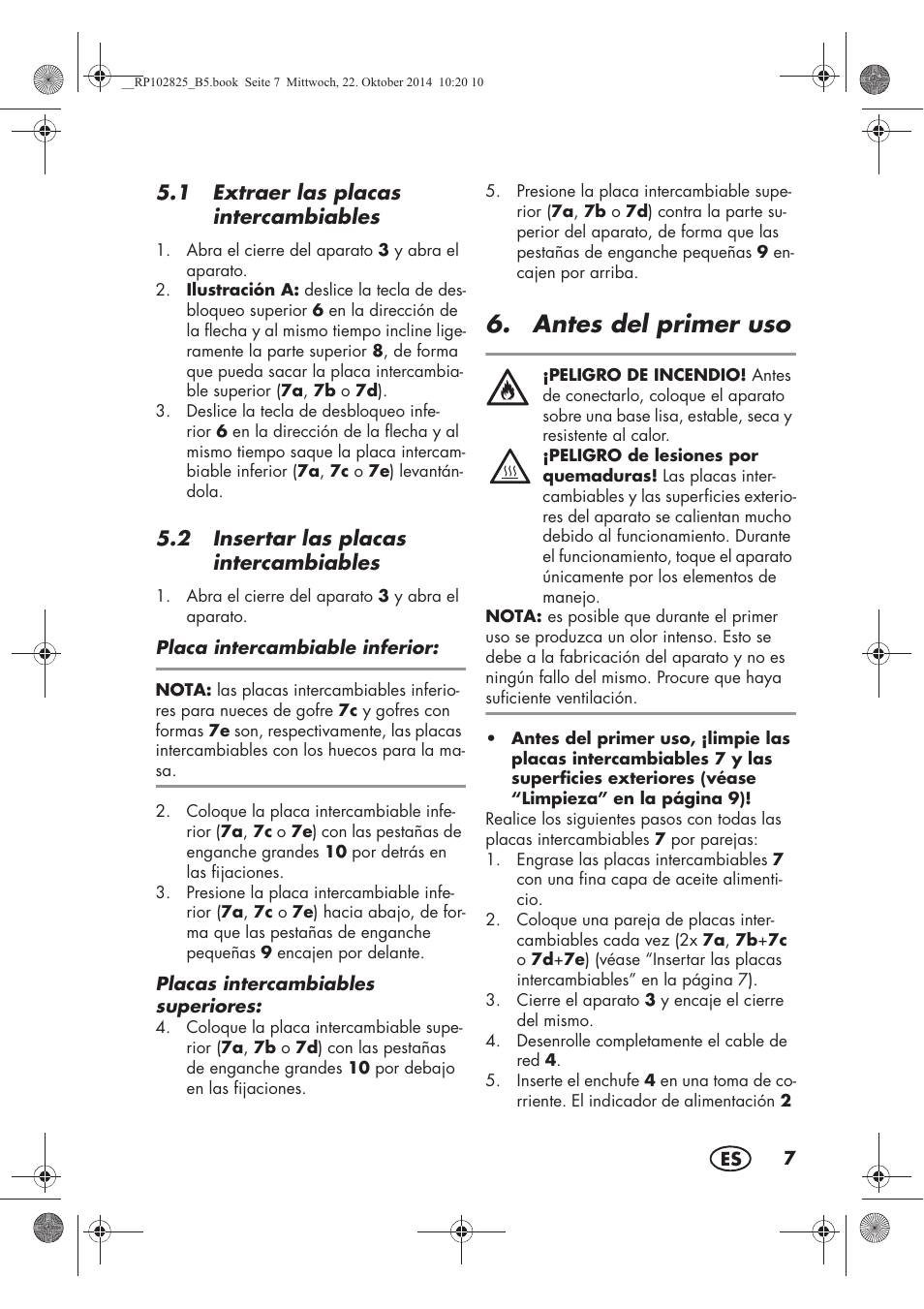 Antes del primer uso | Silvercrest SWEW 750 B2 User Manual | Page 9 / 66