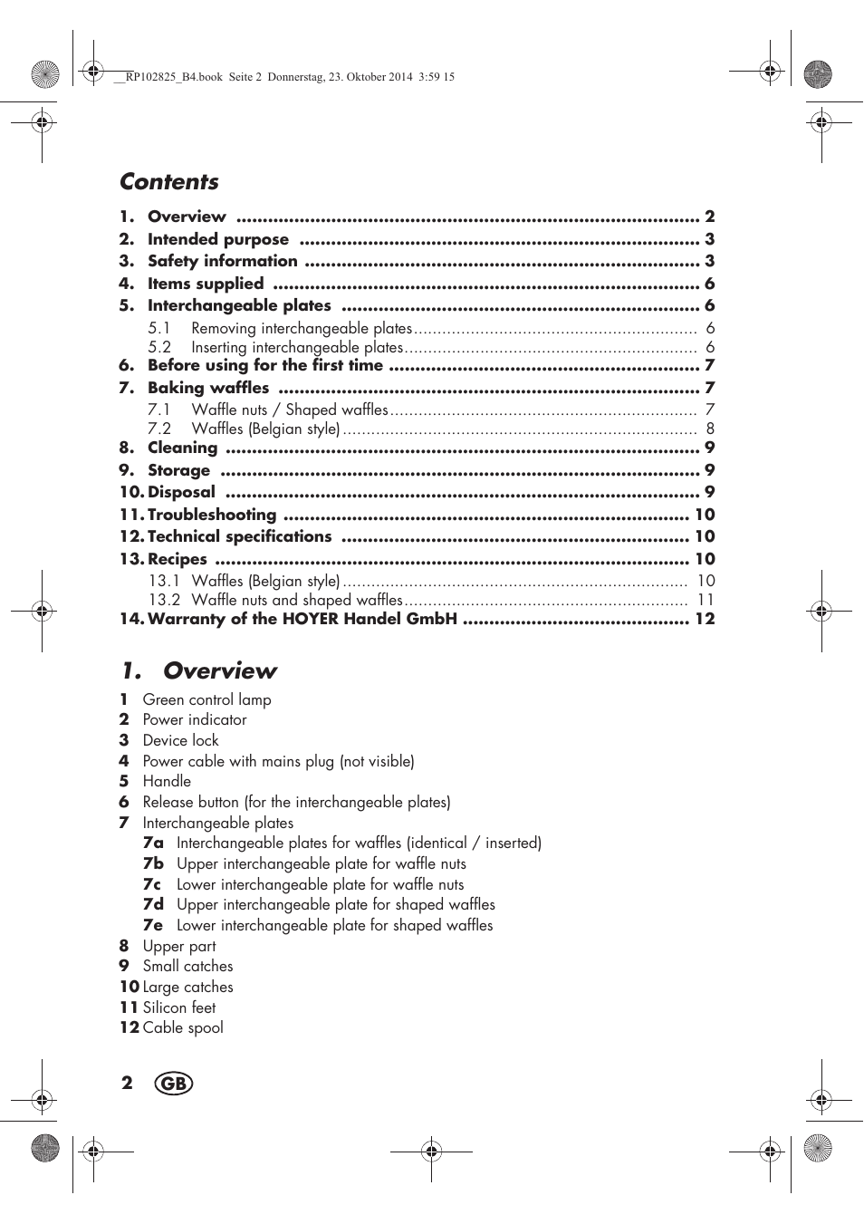 Silvercrest SWEW 750 B2 User Manual | Page 4 / 90