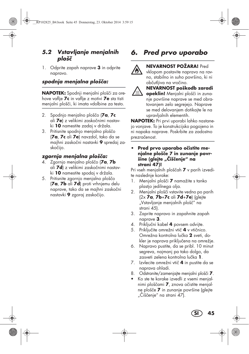 Pred prvo uporabo | Silvercrest SWEW 750 B2 User Manual | Page 47 / 90