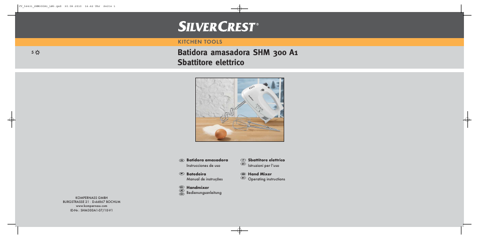 Silvercrest SHM 300 A1 User Manual | 31 pages