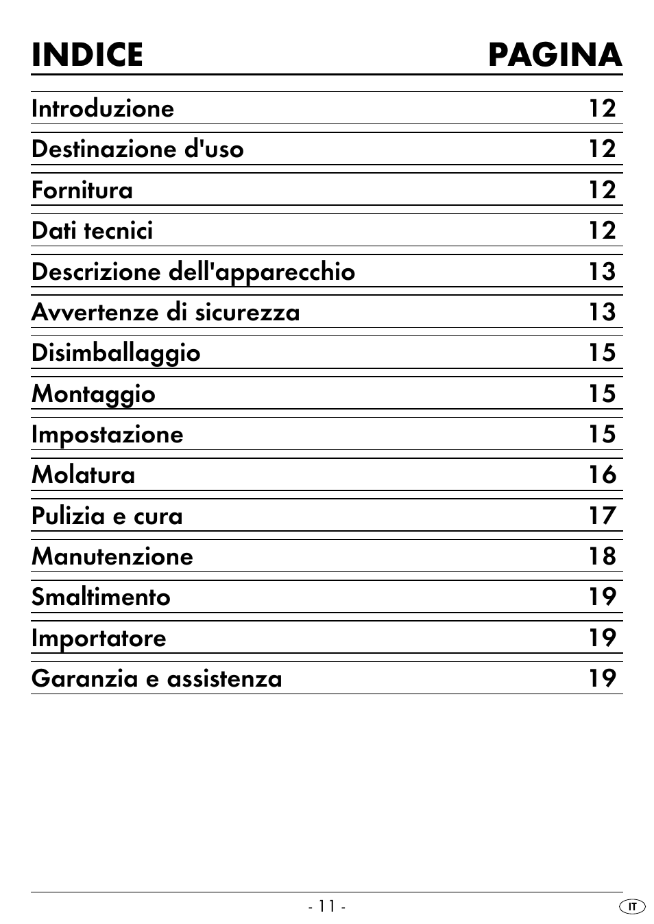 Indice pagina | Silvercrest SEAS 20 A1 User Manual | Page 14 / 54