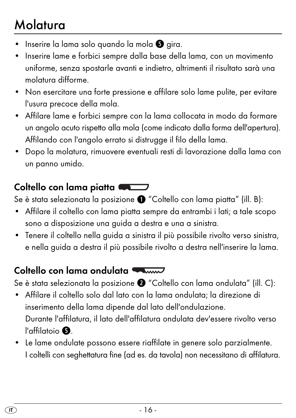 Molatura | Silvercrest SEAS 20 A1 User Manual | Page 19 / 54
