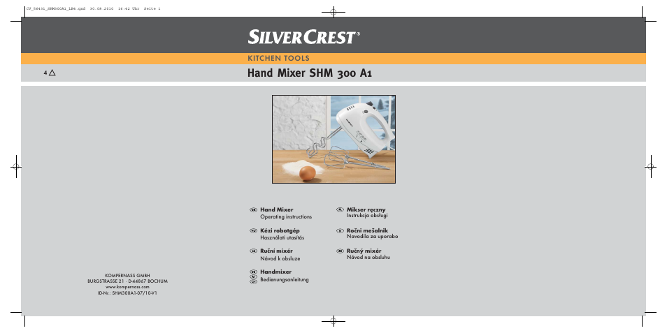 Silvercrest SHM 300 A1 User Manual | 43 pages