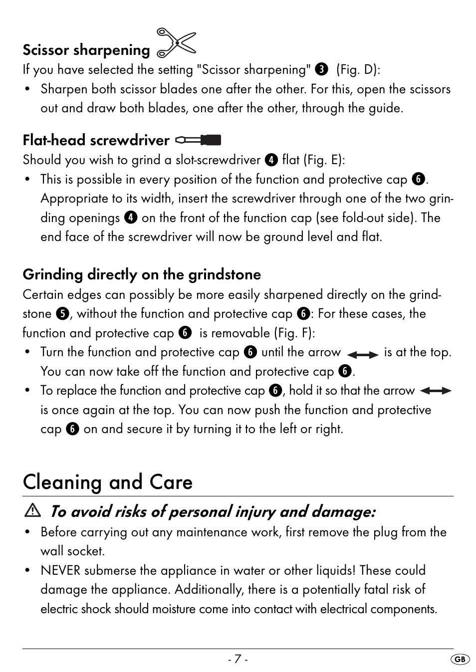 Cleaning and care | Silvercrest SEAS 20 A1 User Manual | Page 10 / 54