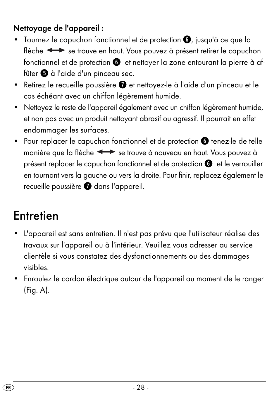 Entretien | Silvercrest SEAS 20 A1 User Manual | Page 31 / 54