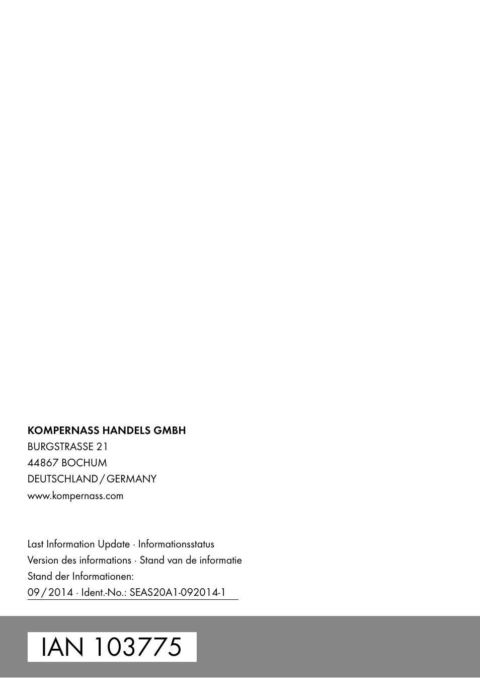 Silvercrest SEAS 20 A1 User Manual | Page 54 / 54