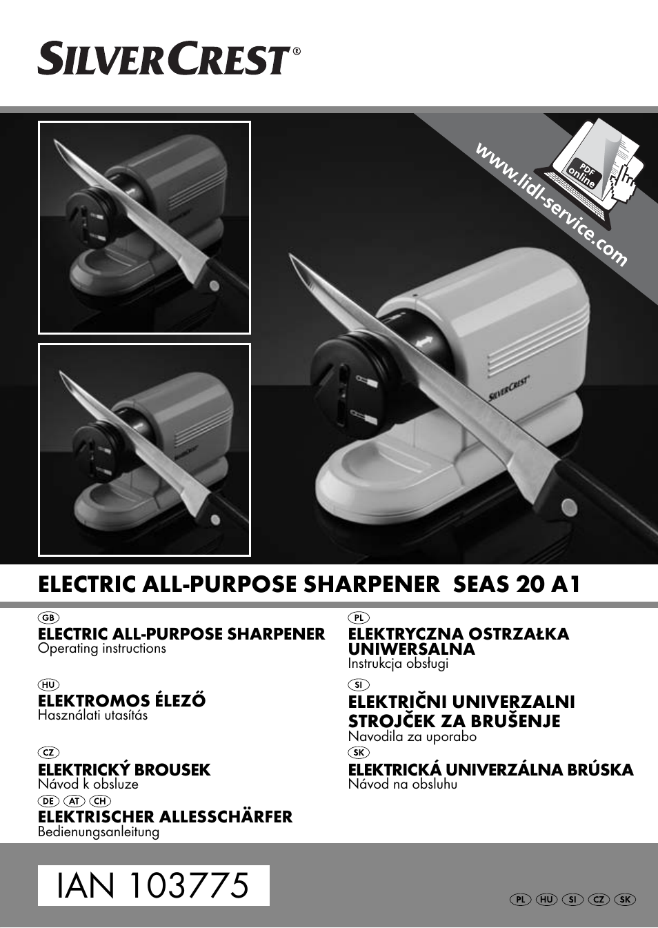 Silvercrest SEAS 20 A1 User Manual | 74 pages