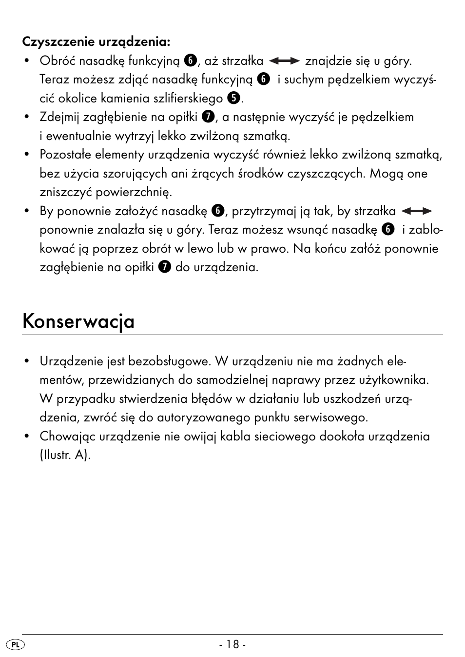 Konserwacja | Silvercrest SEAS 20 A1 User Manual | Page 21 / 74