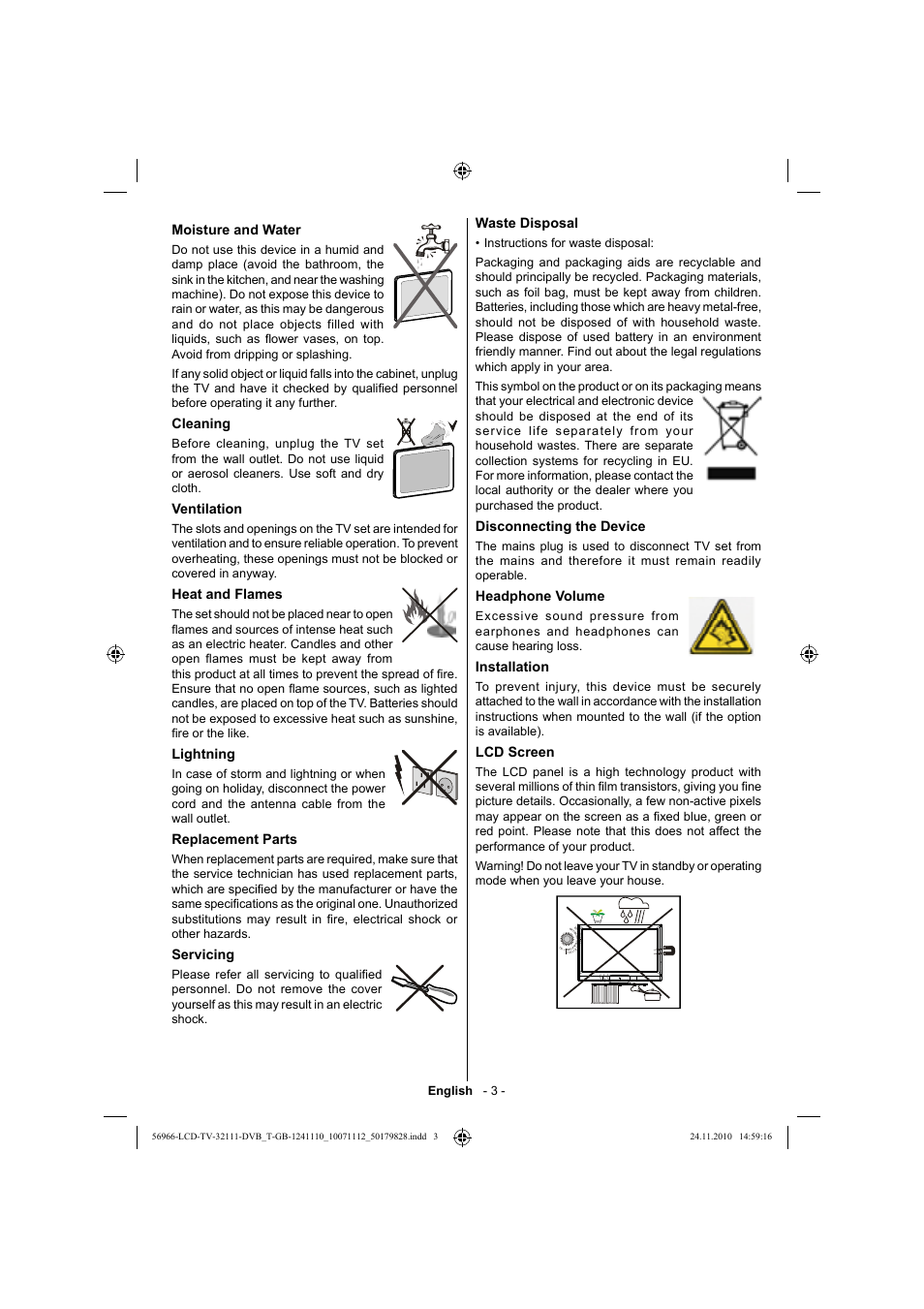 Silvercrest LCD-TV 32111 User Manual | Page 5 / 33