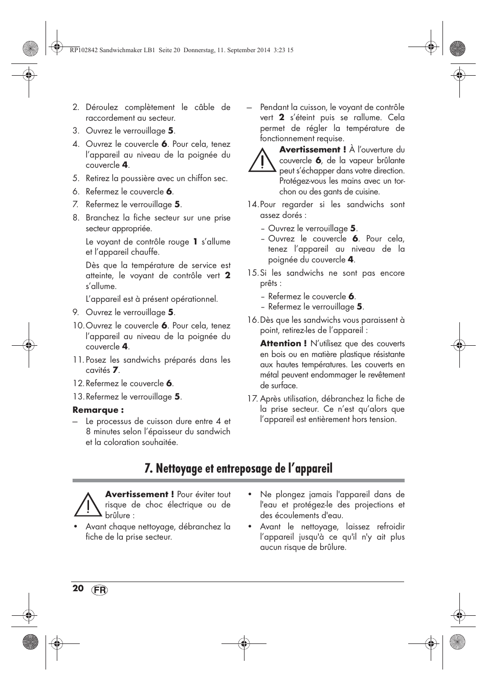 Nettoyage et entreposage de l’appareil | Silvercrest SSWM 1400 A1 User Manual | Page 22 / 50