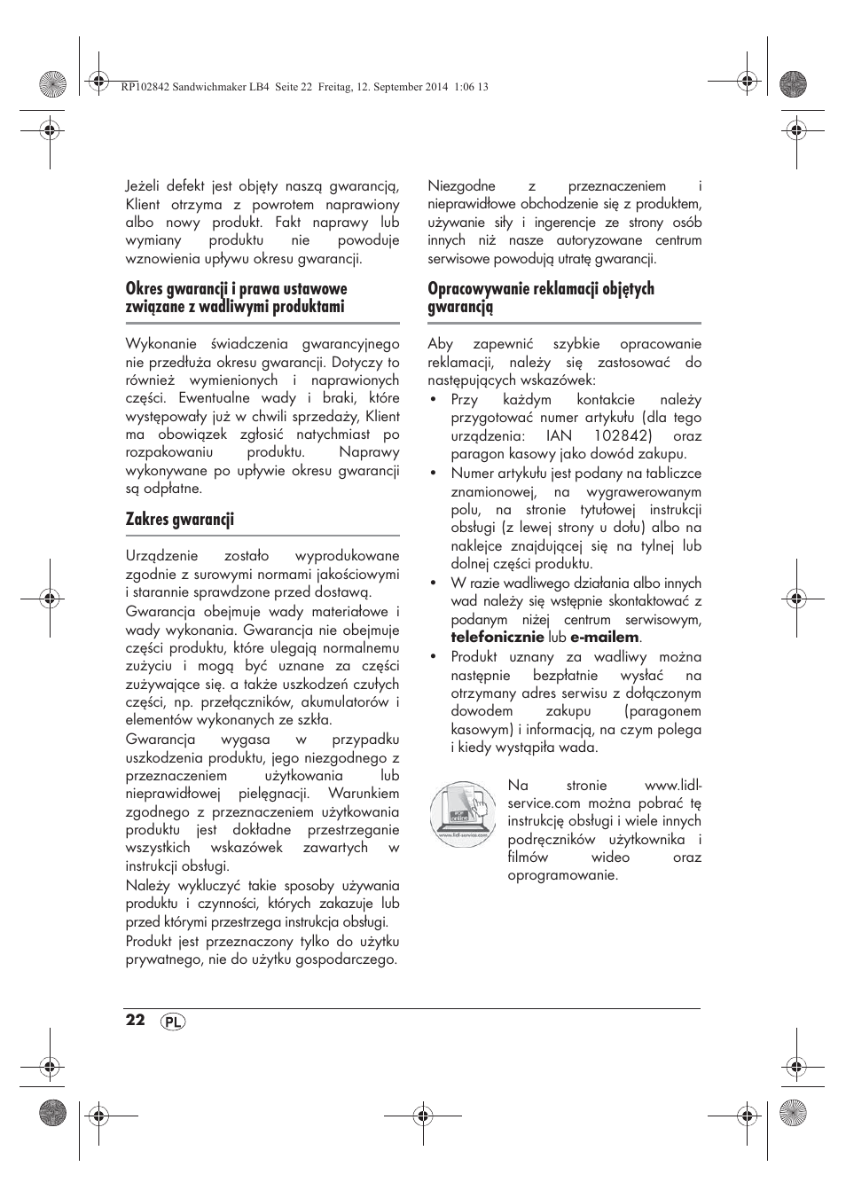 Silvercrest SSWM 1400 A1 User Manual | Page 24 / 78