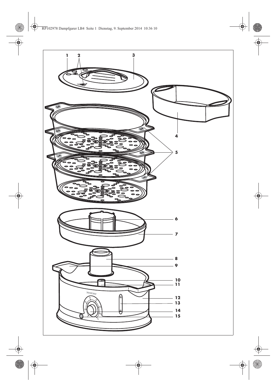 Silvercrest SDG 800 B2 User Manual | Page 3 / 130