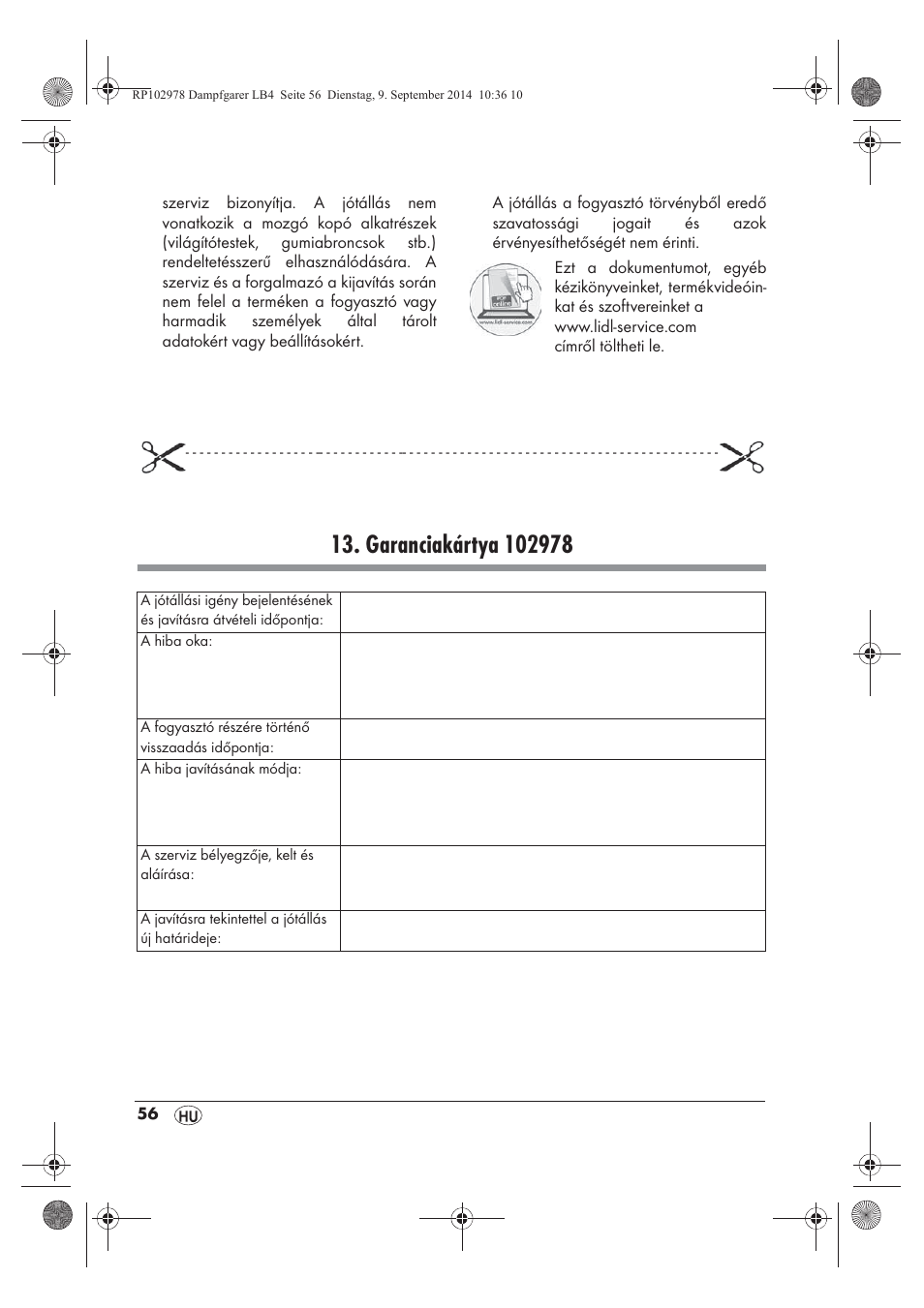 Silvercrest SDG 800 B2 User Manual | Page 58 / 130