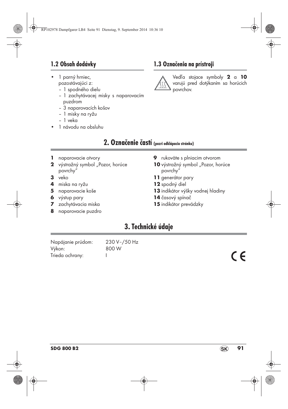 Silvercrest SDG 800 B2 User Manual | Page 93 / 130