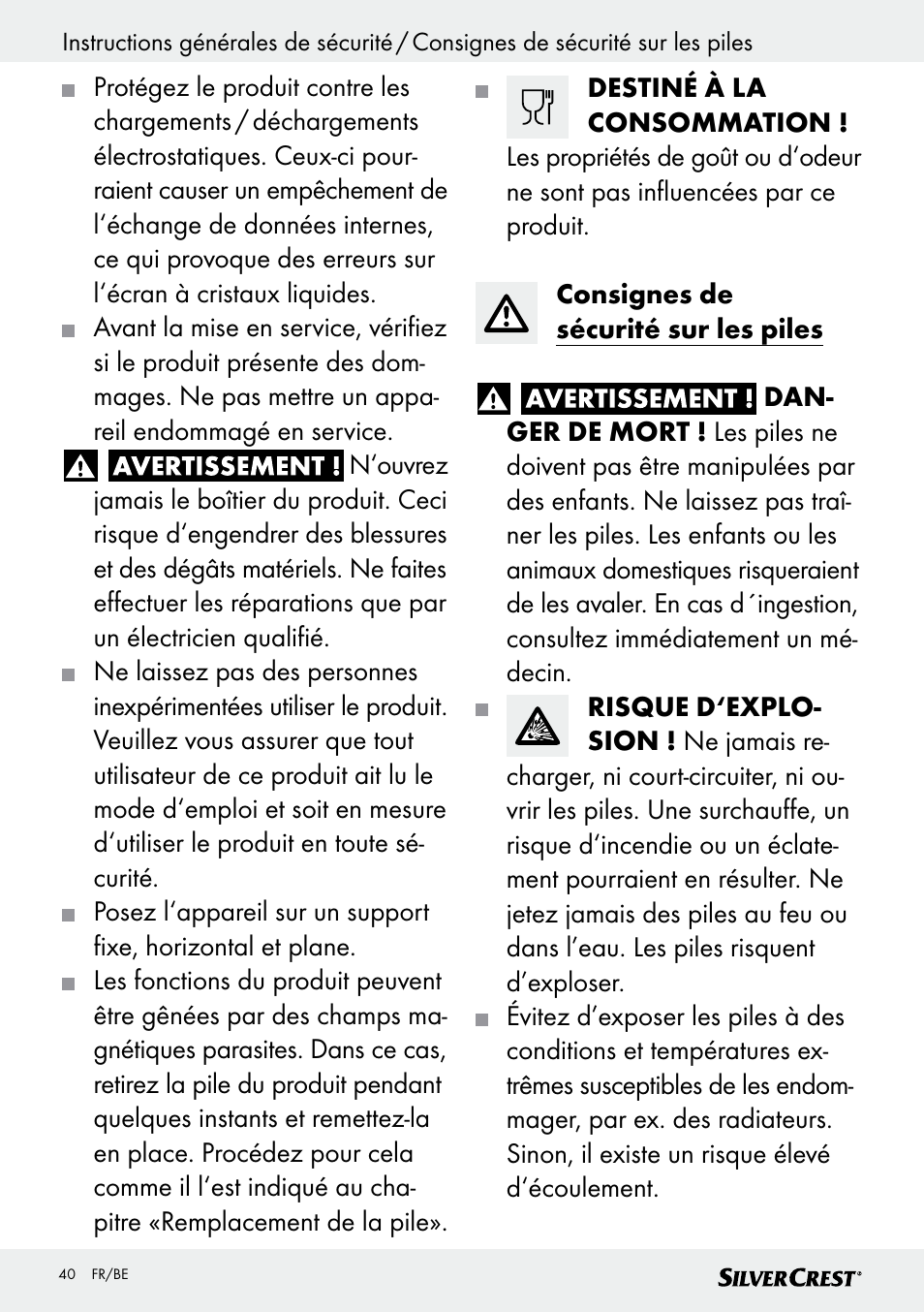 Silvercrest SKWD B1 User Manual | Page 40 / 61