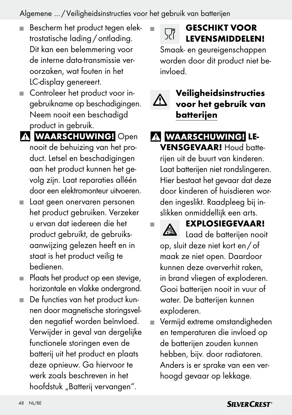 Silvercrest SKWD B1 User Manual | Page 48 / 61