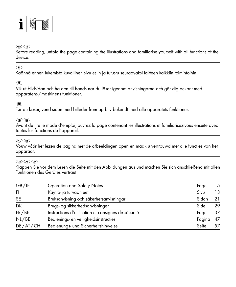 Silvercrest SKWD B1 User Manual | Page 2 / 66